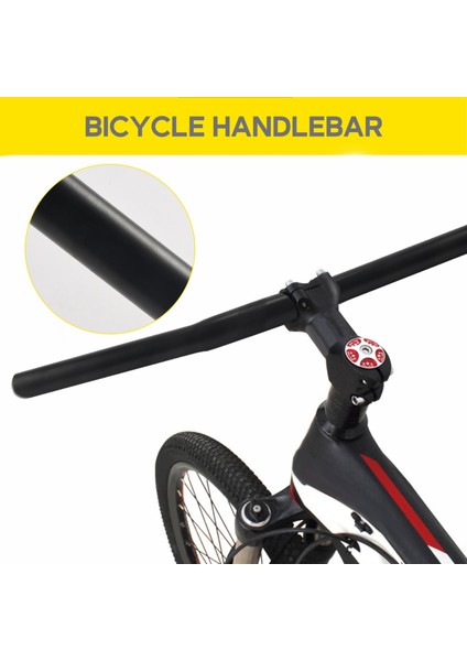 Alaşım Sabit Dişli Bisiklet Bisikleti Düz Fixie Bisiklet Düz Çubuk Gidonrenk: Siyah (Yurt Dışından)