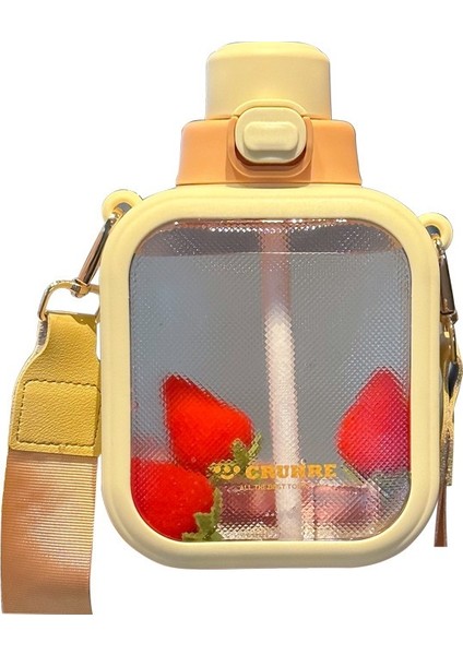 Taşınabilir Saman Şeker Küp Plastik Su Bardağı (Yurt Dışından)