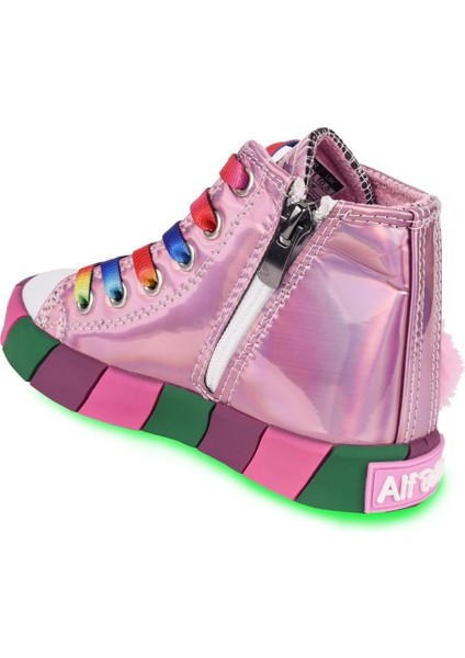 Kaptan Junior Ortopedik Unicorn Işıklı Kız Sneakers Balfk 500