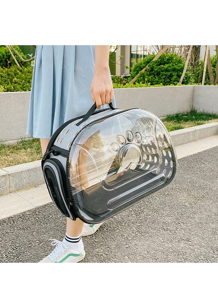 Moda Kedi Çantası Tek Omuzlu Nefes Alabilen Katlanabilir Evcil Hayvan Çantası (Yurt Dışından) fırsatları