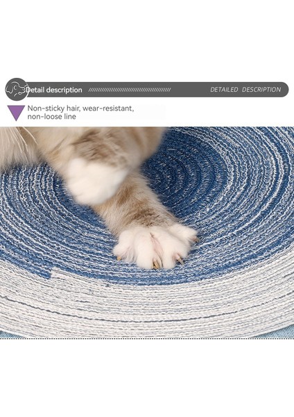 Kedi Pençe Tahtası El Yapımı Rami Mat Kedi Pençe Pedi Yaz Kedi Matı (Yurt Dışından) fiyatları