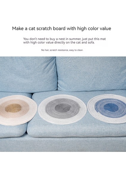 Kedi Pençe Tahtası El Yapımı Rami Mat Kedi Pençe Pedi Yaz Kedi Matı (Yurt Dışından) modelleri