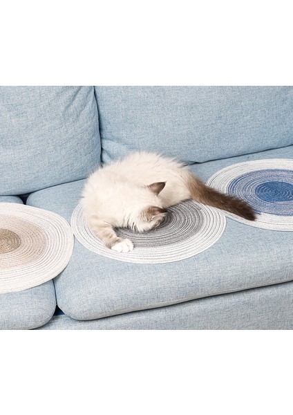 Kedi Pençe Tahtası El Yapımı Rami Mat Kedi Pençe Pedi Yaz Kedi Matı (Yurt Dışından) indirimleri