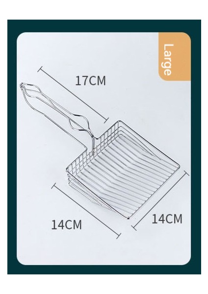 Evcil Hayvan Kedi Kumu Kepçesi Kedi Kakası Temizleme Aracı Elektroliz Metal (Yurt Dışından) fırsatları