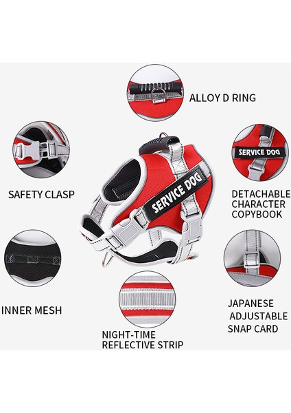 Patlamaya Dayanıklı Köpek Yürüyüşü Için Yansıtıcı Köpek Tasma Koşum Takımı (Yurt Dışından) fırsatları