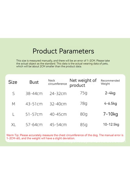 Köpekler ve Kediler Için Yelek Tasma, Saf Pamuktan Göğüs ve Sırt, Kırılmayı Önleyen (Yurt Dışından) fiyatları