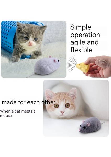 Komik Kedi Oyuncakları, Simüle Edilmiş Fare Modelleri, Hileli Oyuncaklar (Yurt Dışından)
