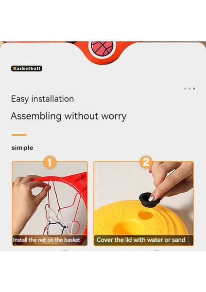 Erken Eğitim Çocuk Basketbol Potası Çocuk Basketbol Potası Kaldırma Oyuncak (Yurt Dışından)