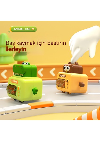 Basın Sevimli Scooter Abs Malzeme Kum Çekiç Ses Sevimli Oyuncak (Yurt Dışından)