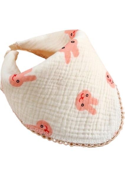 Saf Pamuklu Bebek Tükürük Havlusu, Su Geçirmez Önlük, Emici ve Kirlenme Önleyici Önlük (Yurt Dışından)