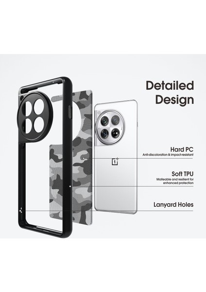 Oneplus 12 5g Darbeye Dayanıklı Tpu+Pc Telefon Kabuğu Telefon Kılıfı (Yurt Dışından) fiyatları