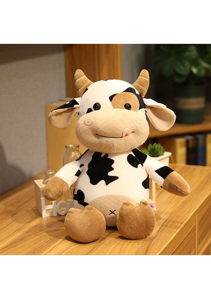 Siyah ve Beyaz Inek Bebek Peluş Oyuncak Maskot Bebek Yastık (Yurt Dışından) fiyatları