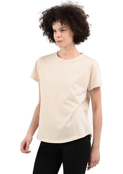 Icona2 Kadın Beyaz Günlük Stil T-Shirt 24YKTL18D20-CHK indirimleri