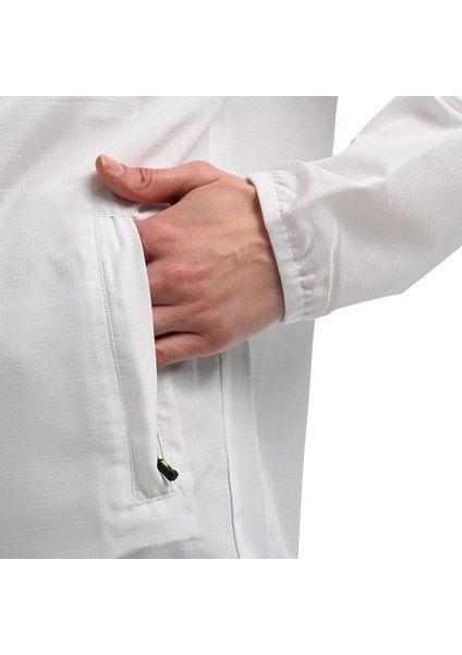 Brezza Unisex Beyaz Günlük Stil Yağmurluk 24YUTL21D13-BYZ