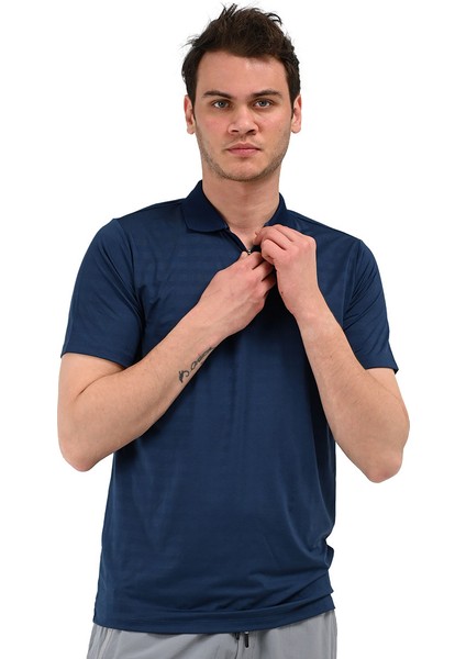 Perfpolo Erkek Lacivert Koşu T-Shirt 24YETP18D11-LCV