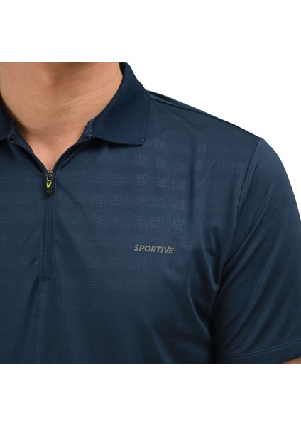 Perfpolo Erkek Lacivert Koşu T-Shirt 24YETP18D11-LCV