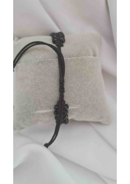 Çeyrek Altın Uyumlu Ayarlanabilir Makrome Bileklik. fırsatları