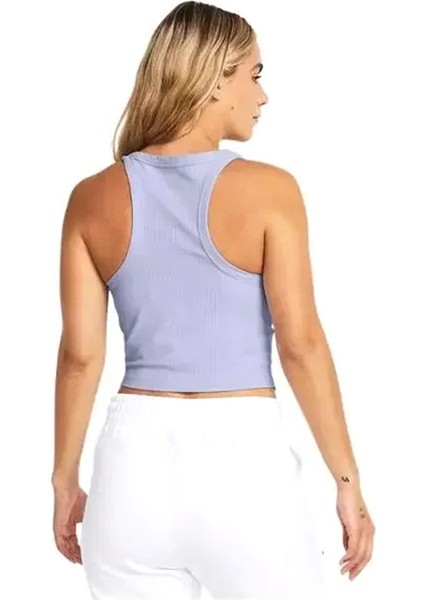 Meridian Rib Crop Kadın Mor Antrenman Atlet 1384008-539 fiyatları