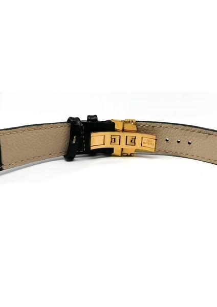 Hertür Saate Uygun Kelebek Toka 24 mm Siyah Sarı Tokalı Kordon fiyatları