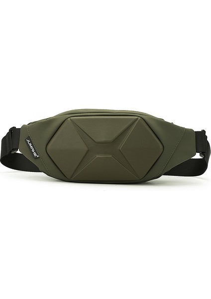 Erkek Dış Mekan Su Geçirmez Crossbody Sert Kabuk Çanta (Yurt Dışından)