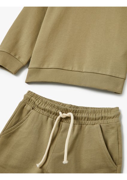 Eşofman Takımı Sweatshirt ve Şort Set