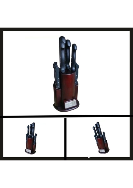 Uyguna-Yakala Mutfak Bıçağı 61504 Set (Yeni MODEL)-BIÇ.130