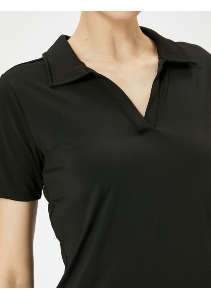 Spor Polo Yaka Tişört Kısa Kollu indirimleri