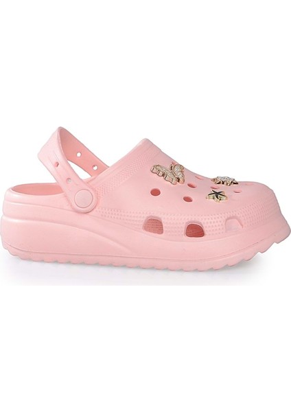 Sonımıx EZ129.01 Zenne Yüksek Crocs - Pudra - 39