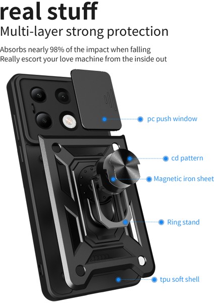 Xiaomi Redmi Note 13 Telefon Kılıfı (Yurt Dışından)