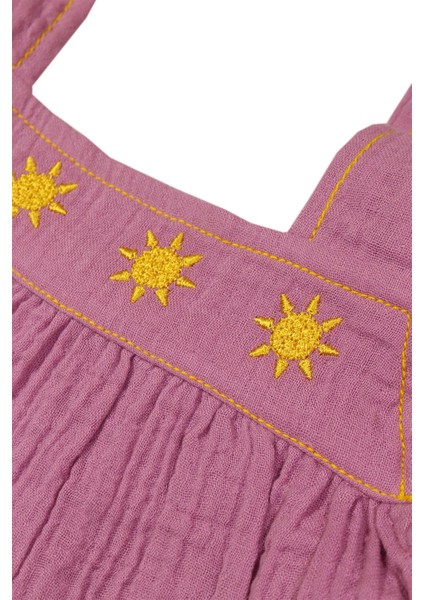 Flouncy Müslin Crop Set - Fuşya fiyatları