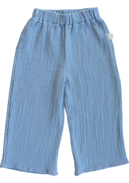 Flouncy Müslin Crop Set - Sky Blue modelleri