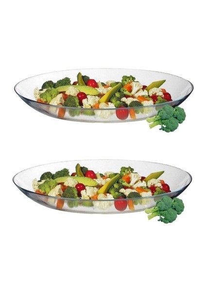 10358 Invitation Oval Tabak 25CM 2'li