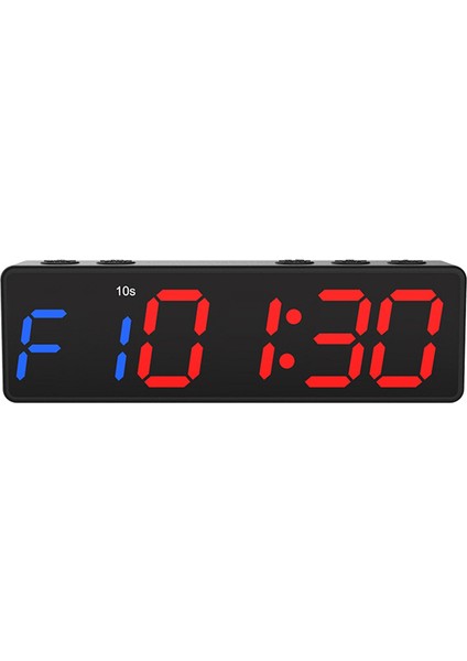 Taşınabilir Spor Salonu Zamanlayıcı Aralık Zamanlayıcı Egzersiz Fitness Saati Geri Sayım/yukarı/kronometre Manyetik USB Şarj Edilebilir Fitness Zamanlayıcı A (Yurt Dışından)