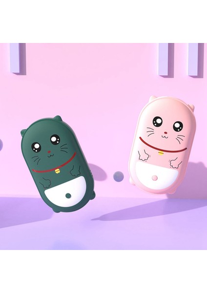USB Cep Telefonu Şarj El Isıtıcı Taşınabilir Çok Fonksiyonlu Karikatür Mobil Elektrikli Isıtıcı, Yeşil (Yurt Dışından) indirimleri