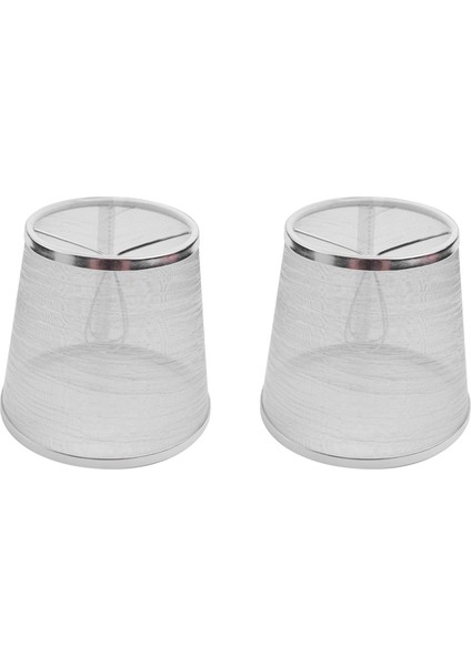 2 Paket Klipsli Tül Avize Abajur Küçük Dik Duvar Mum Işığı Abajur (Gümüş) (Yurt Dışından) modelleri
