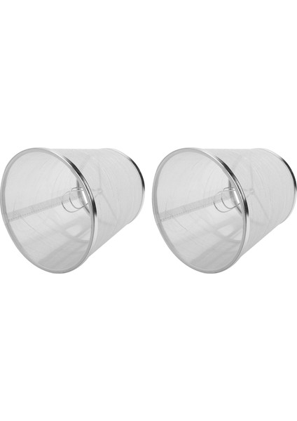 2 Paket Klipsli Tül Avize Abajur Küçük Dik Duvar Mum Işığı Abajur (Gümüş) (Yurt Dışından) indirimleri