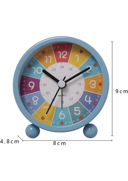 Çocuklar Için Eğitim Duvar Saati Öğrenme Süresi, Sınıflar Veya Yatak Odaları Için Sessiz, Geçmeyen Dekoratif Saat Pembe (Yurt Dışından) modelleri