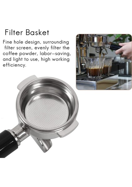 58MM Paslanmaz Çelik Kahve Makinesi E61 Expobar Için Dipsiz Filtre Tutucu Portafilter (Yurt Dışından) modelleri
