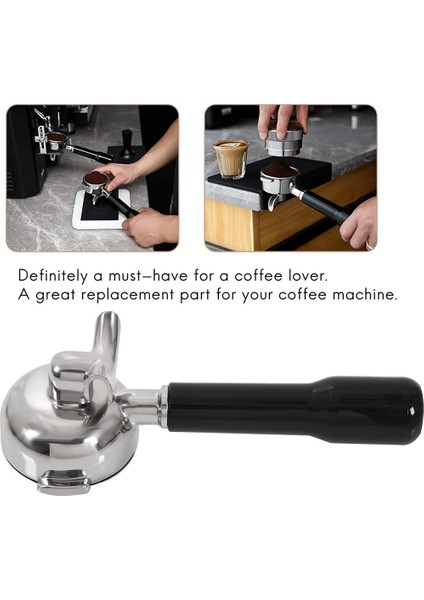 58MM Paslanmaz Çelik Kahve Makinesi E61 Expobar Için Dipsiz Filtre Tutucu Portafilter (Yurt Dışından) indirimleri