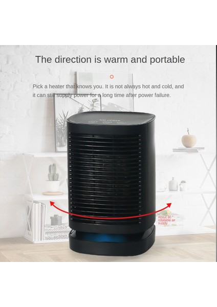 Alan Isıtıcı, Iç Mekan Kullanımı Için Elektrikli Taşınabilir Isıtıcı Fanı 1000W Seramik Küçük Mini Isıtıcı, Beyaz Ab Tak (Yurt Dışından) modelleri