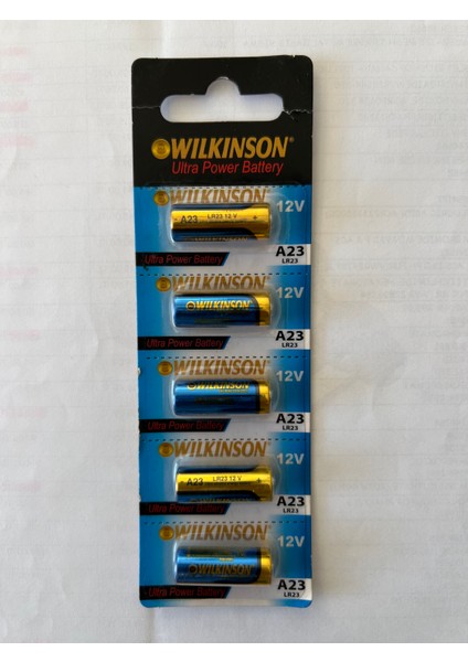 Wılkınson A23 Alkalin Pil LR23 12V 5'li Paket