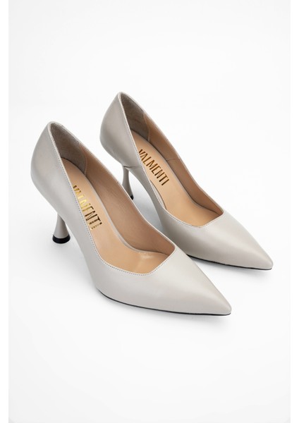 Anyakadın Bej Hakiki Deri Topuklu Ayakkabı 22 3374 Bn Ayk Y24 fiyatları