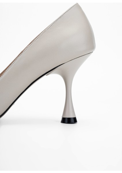 Anyakadın Bej Hakiki Deri Topuklu Ayakkabı 22 3374 Bn Ayk Y24 fırsatları