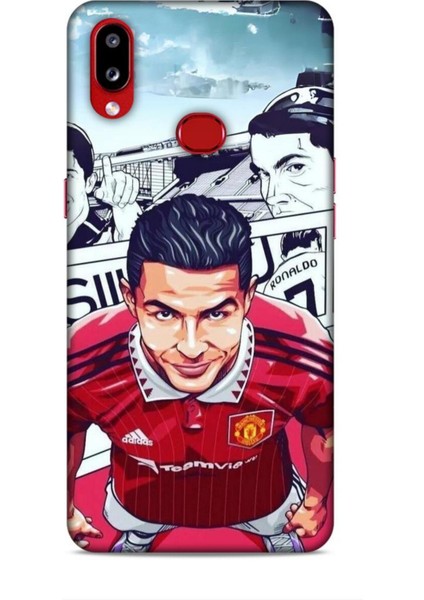 Samsung Galaxy A10S Kılıf Players 12 Ronaldo Wallpaper Tasarım Kılıf