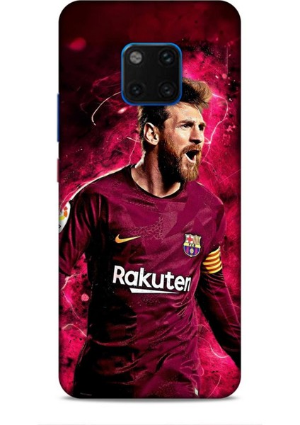 Huawei Mate 20 Pro Kılıf Players 3 Messi Barcelona Arka Kapak