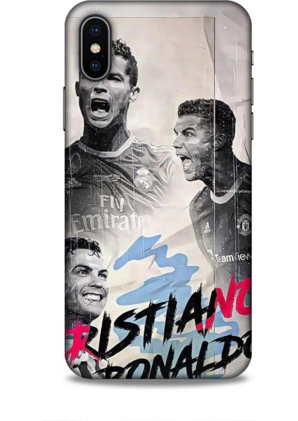 Apple iPhone x Kılıf Players 17 Ronaldo Duvar Kağıdı Yumuşak Kılıf