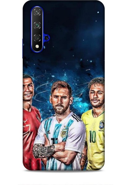 Honor 20 Kılıf Players 2 Ronaldo Messi Neymar Poster Kapak