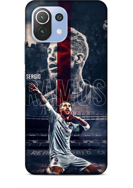 Xiaomi Mi 11 Lite Kılıf Players 25 Sergio Ramos Soyulmayan Kılıf