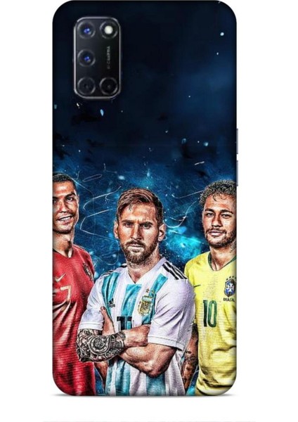 Oppo A72 Kılıf Players 2 Ronaldo Messi Neymar Poster Kapak