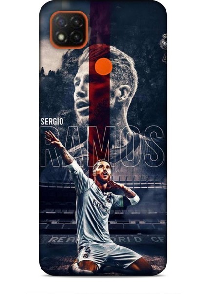 Xiaomi Redmi 9c Kılıf Players 25 Sergio Ramos Soyulmayan Kılıf